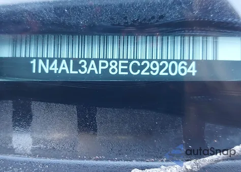 2014 Nissan Altima 2.5 S из США, поврежденный, VIN 1N4AL3AP8EC292064